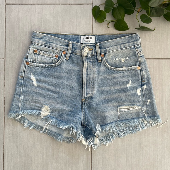 AGOLDE Parker Vintage Cut Off Short | Size 24 - Picture 2 of 4